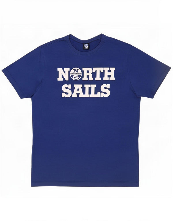 North Sails Muška grafička majica kratkih rukava Small Blue Cotton