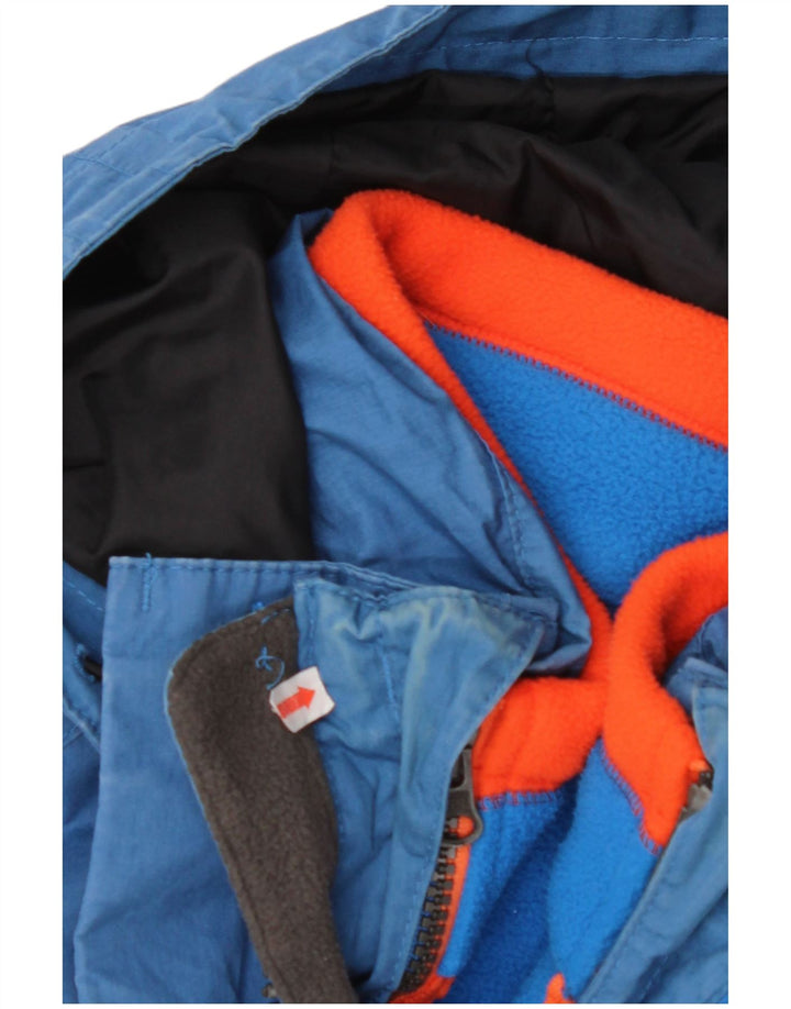 TIMBERLAND Muška vjetrovka s kapuljačom UK 36 Mali plavi poliester