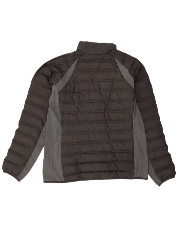 Columbia muška podstavljena jakna UK 40 veliki crni poliester u boji