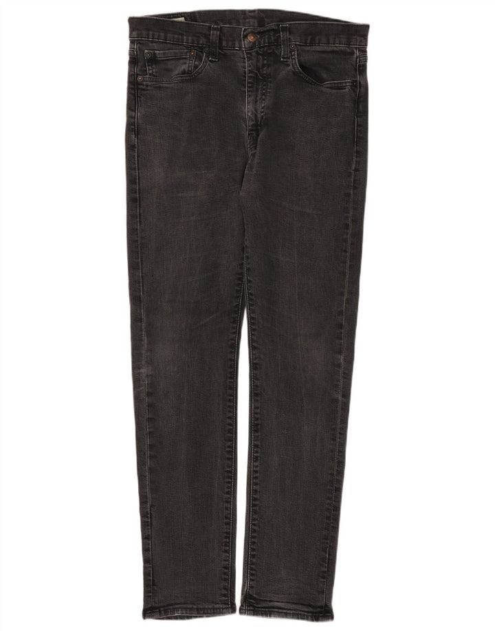 Levi's muške uske traperice W34 L32 sivi pamuk