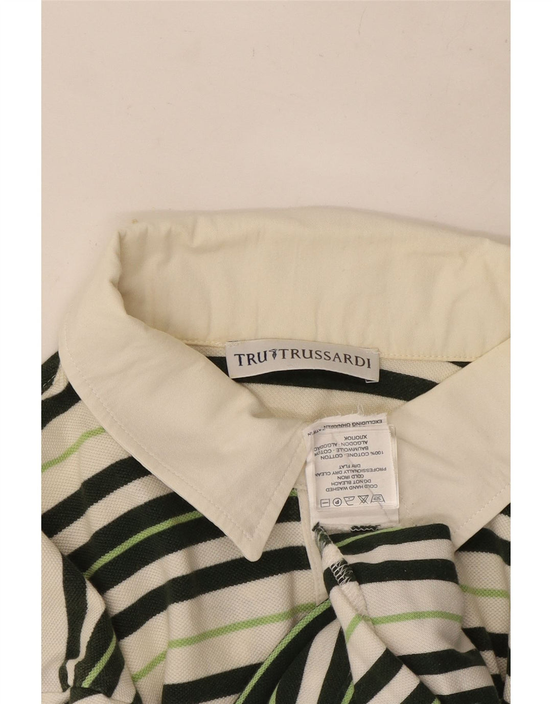 Trussardi muška polo majica srednje boje, pamuk na pruge