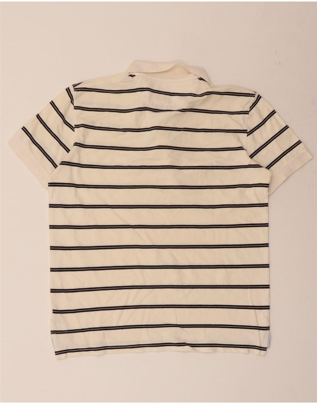 Massimo Dutti muška polo majica srednje bijele boje na pruge