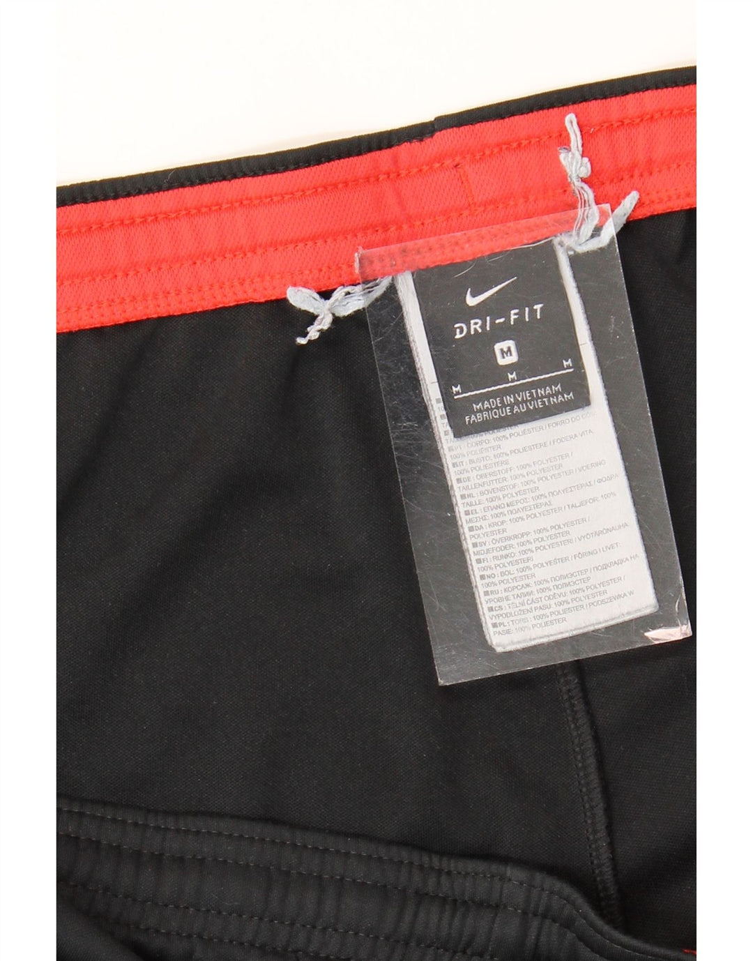 Nike muške Dri Fit hlače za trenirku srednje crne boje od poliestera