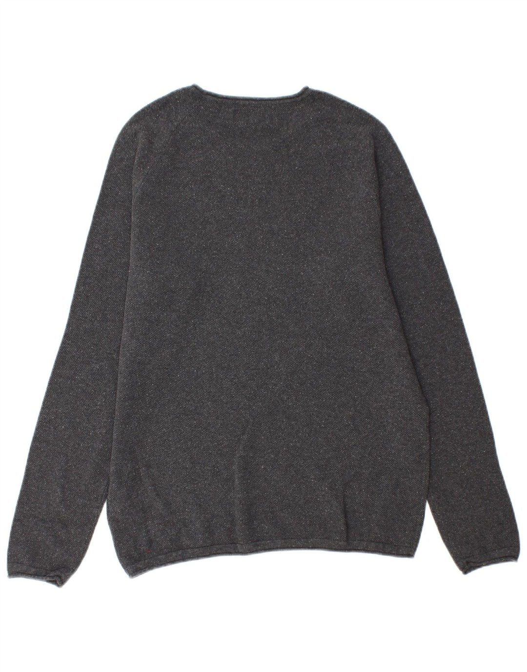 Jack & Jones muški džemper s okruglim izrezom, srednje sivi pamuk