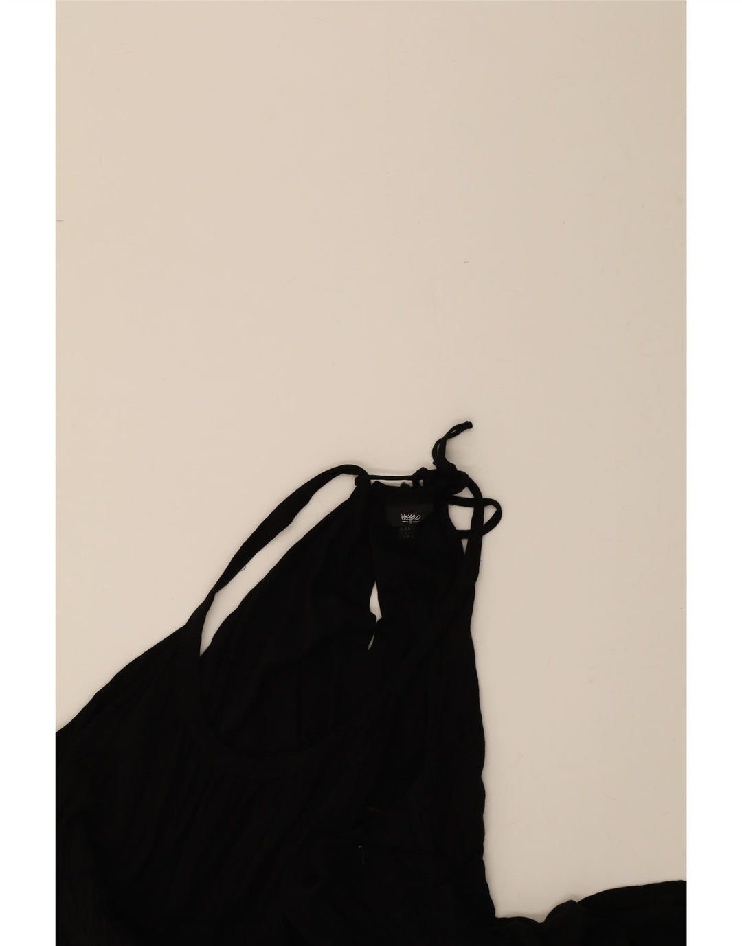 MOSSIMO Womens Halter Dress UK 20 2XL Black Vintage Mossimo and Second-Hand Mossimo from Messina Hembry 