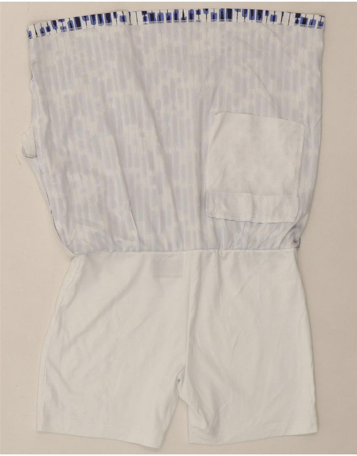 IZOD Womens Skort UK 6 XS Blue Striped Polyester Vintage Izod and Second-Hand Izod from Messina Hembry 