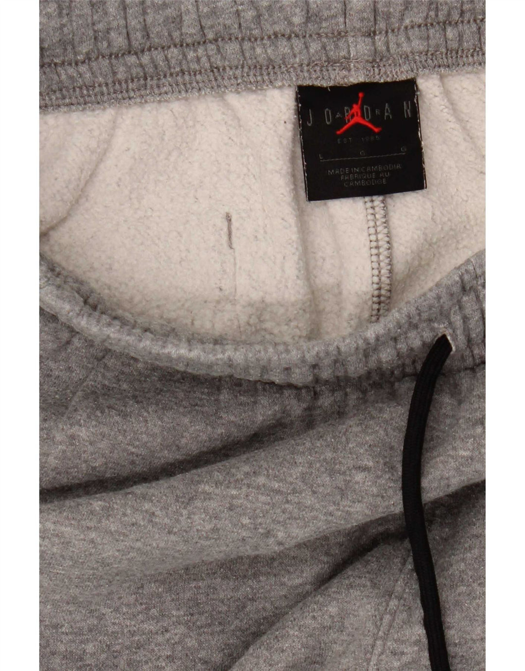 Jordan muške trenirke Hlače Joggers Large Grey Pamuk