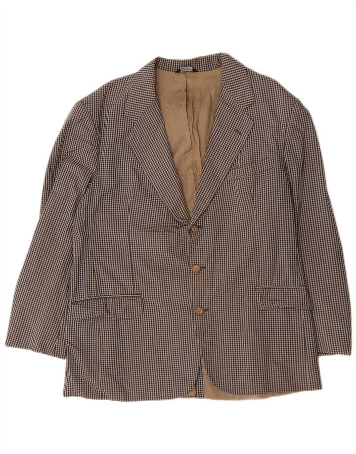 Orvis muška jakna sa 3 gumba UK 42 XL sivi gingham