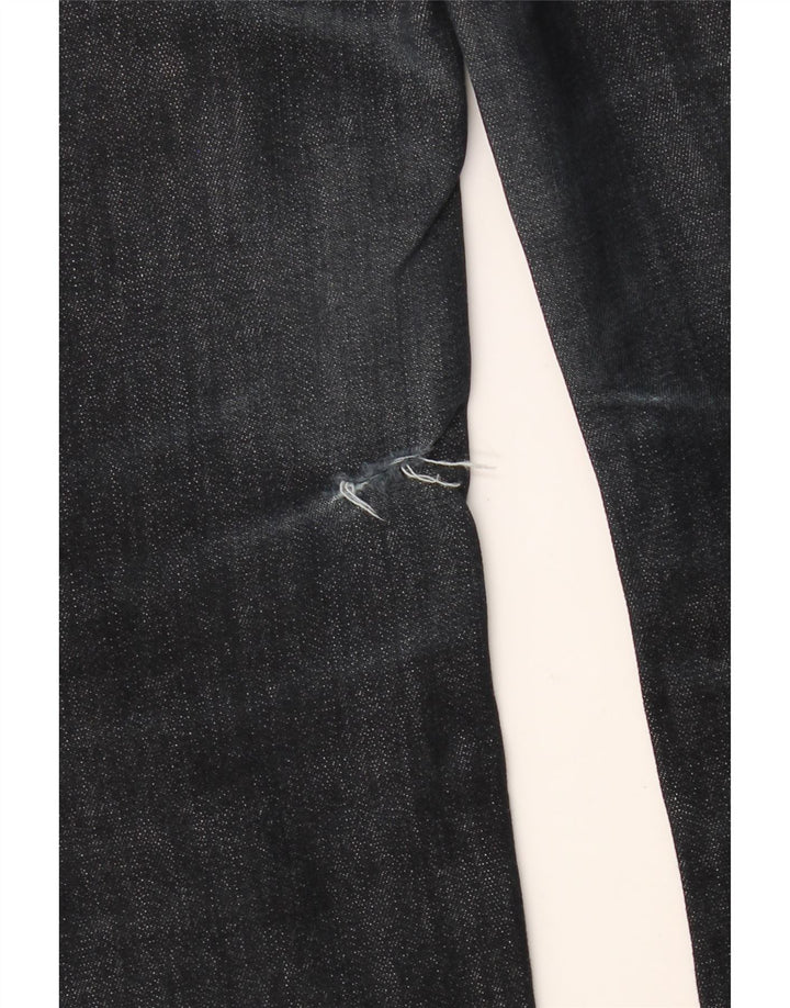 BENETTON Ženske ravne traperice W31 L30 tamnoplavi pamuk