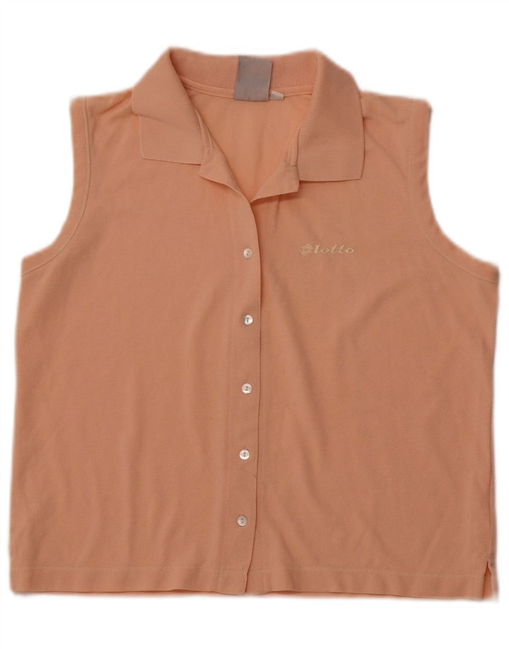 LOTTO Ženska kratko košulja bez rukava UK 14 Velika narančasta