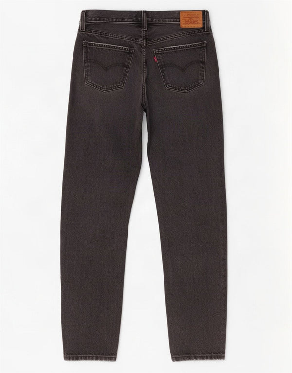 Levi's ženske srednje ravne traperice W29 L31 sivi pamuk