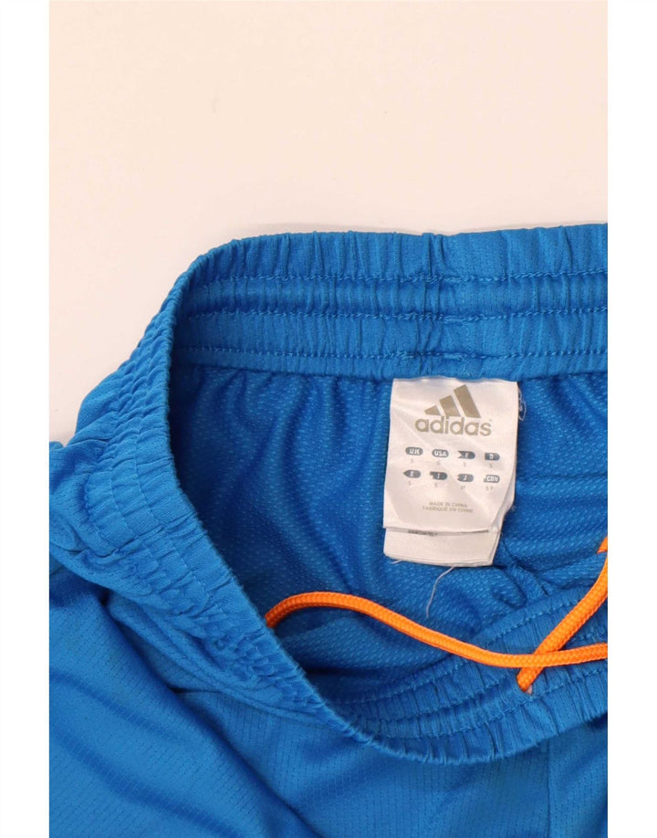 Adidas muške kratke sportske hlače s grafičkim motivima male plave poliesterske boje
