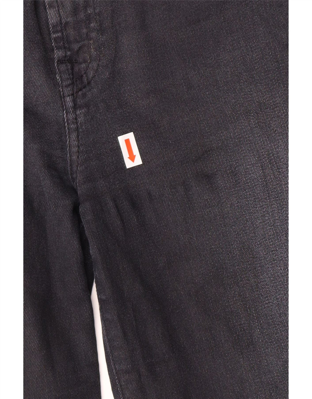 7 ZA CIJELO ČOVJEČANSTVO Ženske uske traperice W32 L29 crni pamuk