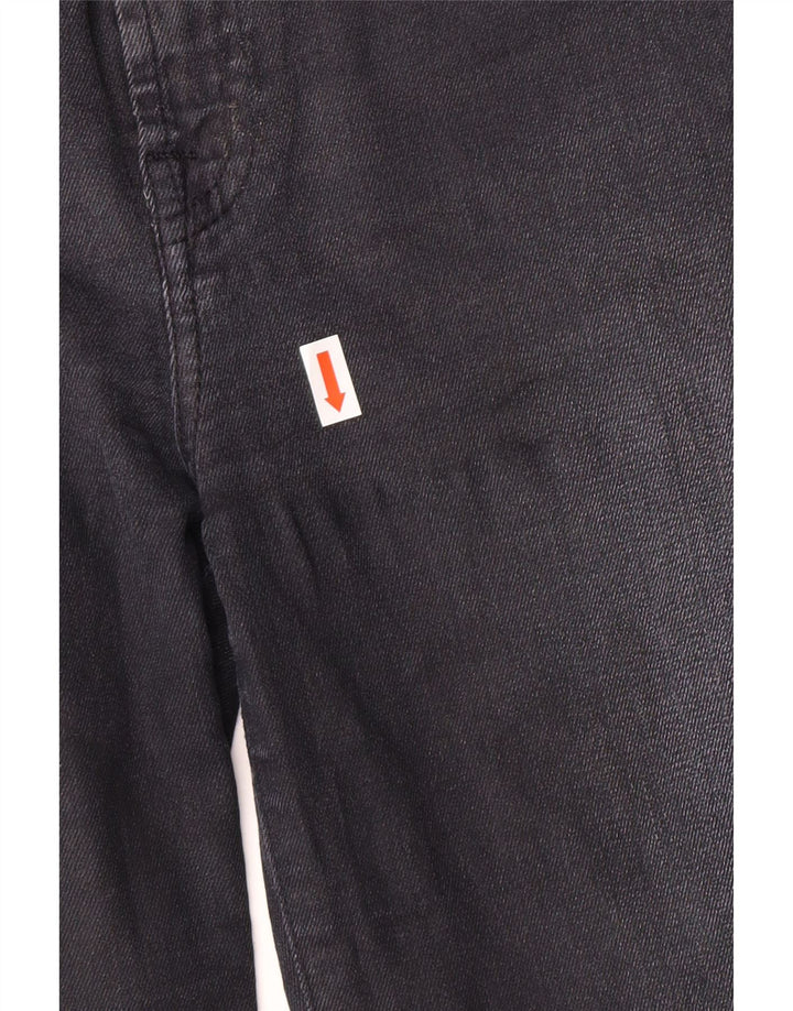 7 ZA CIJELO ČOVJEČANSTVO Ženske uske traperice W32 L29 crni pamuk