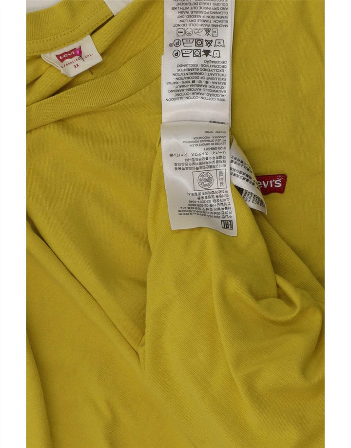 Levi's muška majica kratkih rukava 3XL žuti pamuk