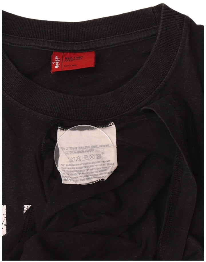 Levi's muška majica kratkih rukava srednje veličine, crni pamuk