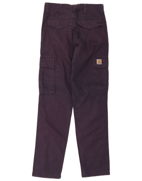 Carhartt muške kargo hlače W31 L32 crni pamuk
