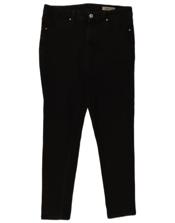 Marks & Spencer ženske uske traperice Ivy UK 14 Large W32 L26 crni pamuk