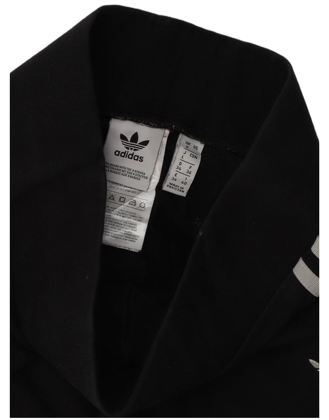 Adidas ženske tajice UK 8 male crne pamučne