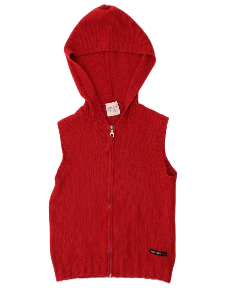 MURPHY & NYE Ženska vesta s kapuljačom UK 10 Mala bordo