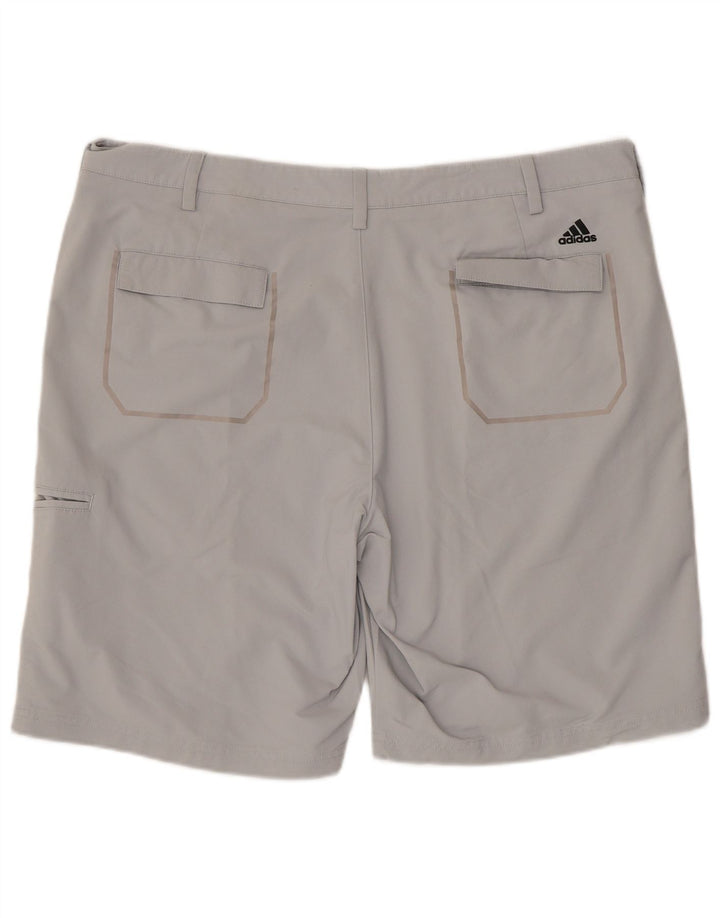 Adidas muške kargo kratke hlače W38 XL sivi poliamid