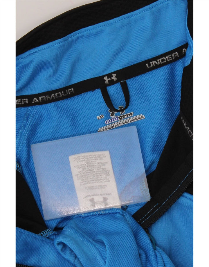 Under Armour Muški Cold Gear Pulover Gornji dio trenirke Large Blue Colourblock