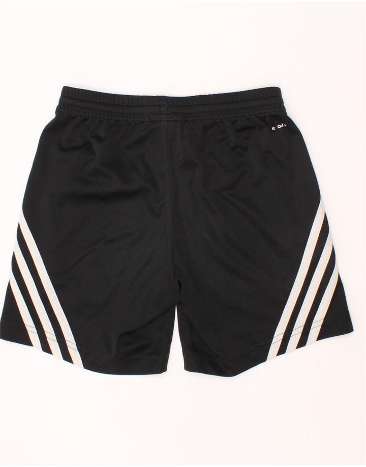 ADIDAS Boys Climalite Sport Shorts 7-8 Years Small Black Polyester Vintage Adidas and Second-Hand Adidas from Messina Hembry 