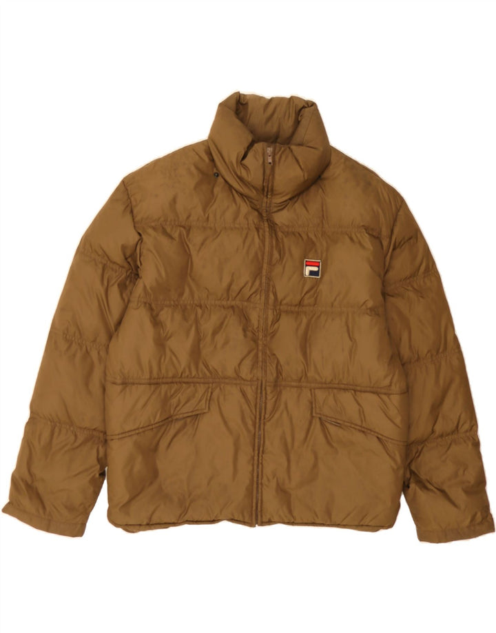 FILA Womens Padded Jacket IT 46 Large Brown Polyamide Vintage Fila and Second-Hand Fila from Messina Hembry 