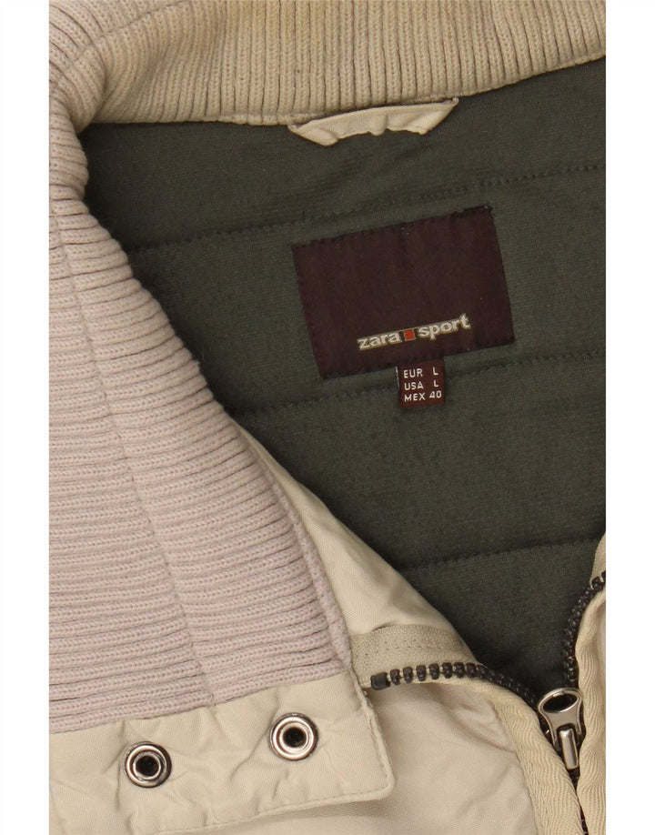 Zara muška bomber jakna UK 40 Large Beige