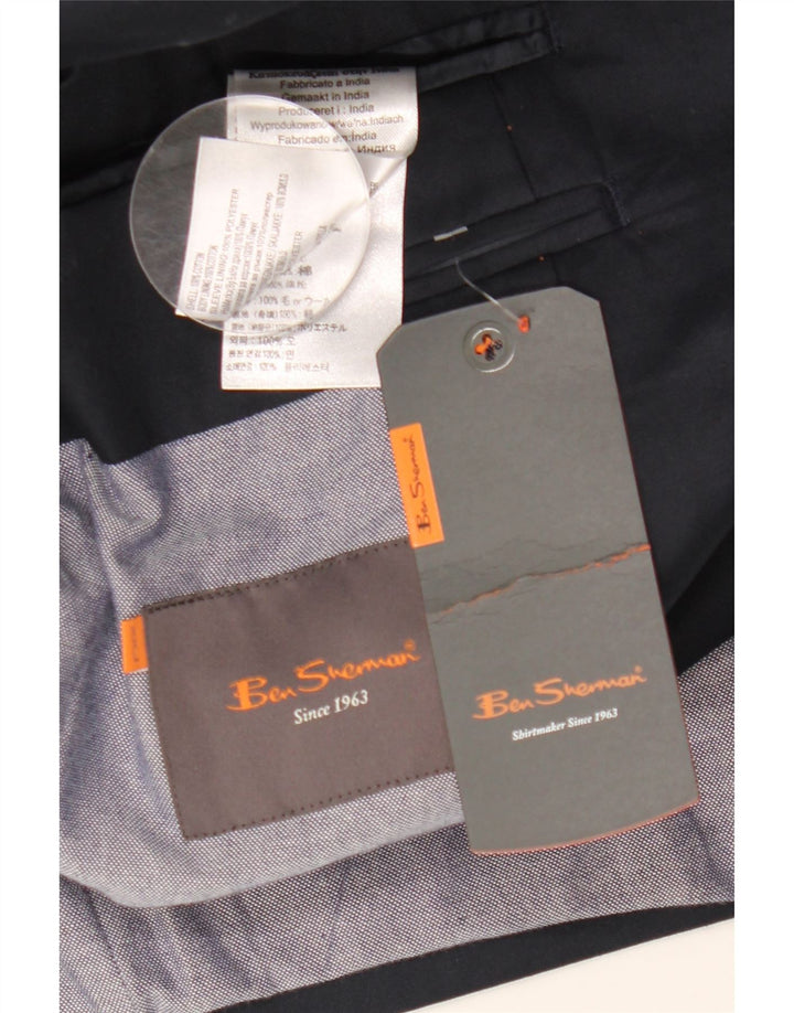 Ben Sherman muška jakna sa 2 gumba UK 44 2XL tamnoplavi pamuk