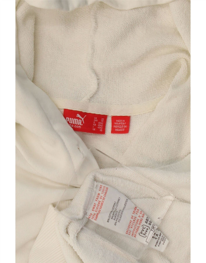 Puma muška majica s kapuljačom XS, bijeli pamuk