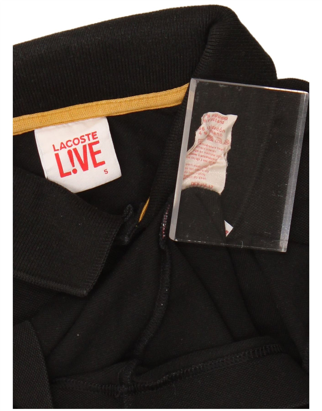 LACOSTE muška polo majica veličine 5 velika crna pamuk