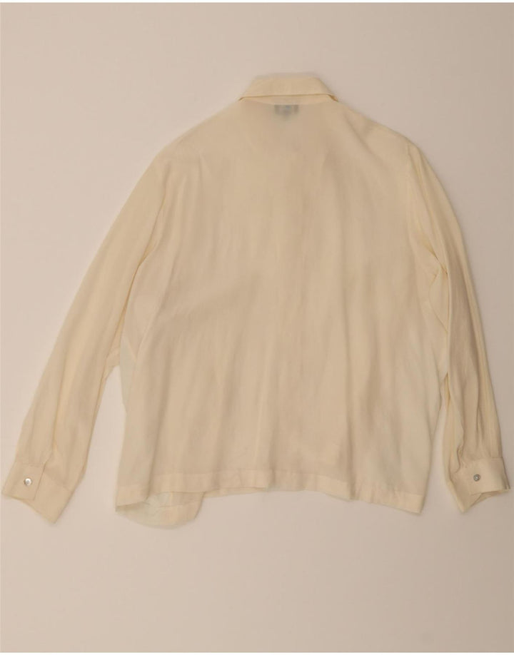VINTAGE Womens Shirt Blouse IT 48 XL White Vintage Vintage and Second-Hand Vintage from Messina Hembry 