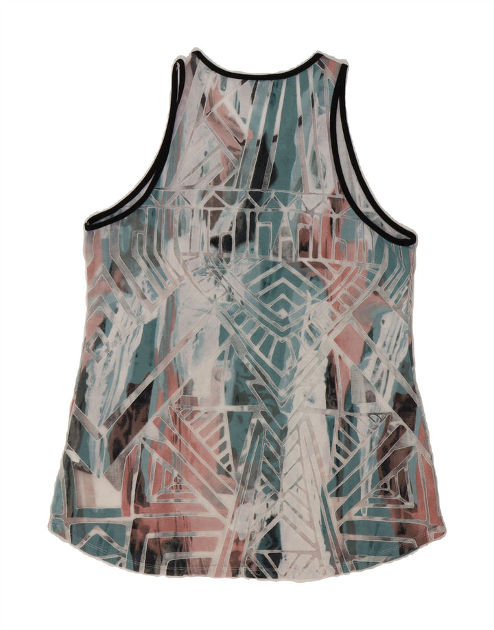 MOSSIMO Womens Vest Top UK 18 XL Multicoloured Geometric Rayon Vintage Mossimo and Second-Hand Mossimo from Messina Hembry 