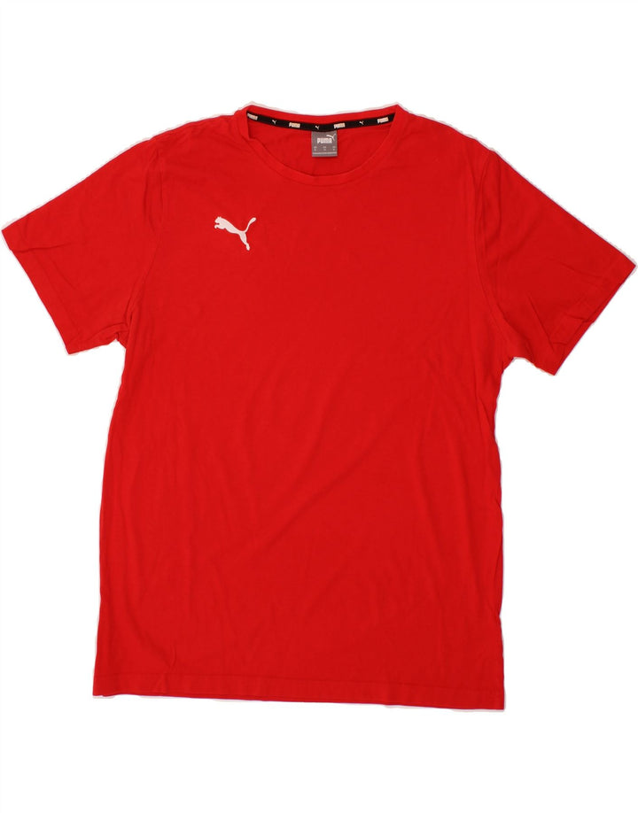 PUMA Mens T-Shirt Top XL Red Cotton Vintage Puma and Second-Hand Puma from Messina Hembry 