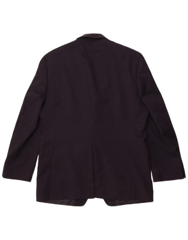 Chaps Mens Longline jakna sa 2 gumba UK 42 XL tamnoplava vuna