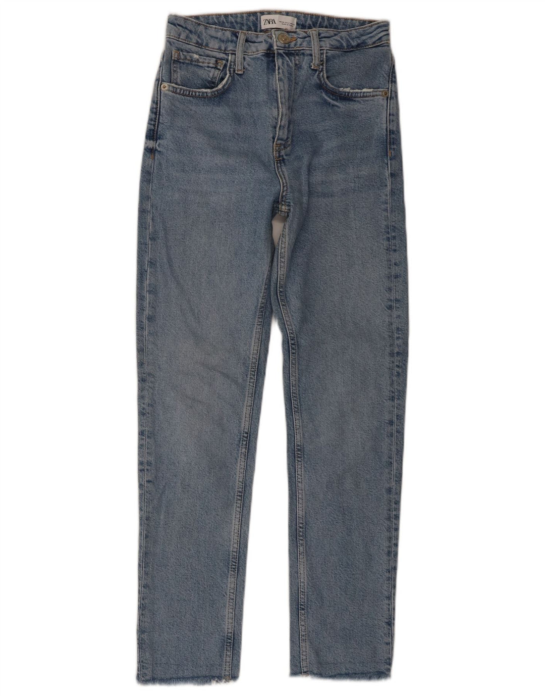 ZARA Ženske uske traperice EU 34 2XS W24 L27 Plave