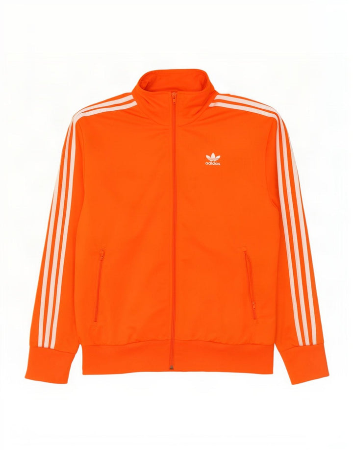 Adidas muška trenirka, gornja jakna srednje narančaste boje od poliestera