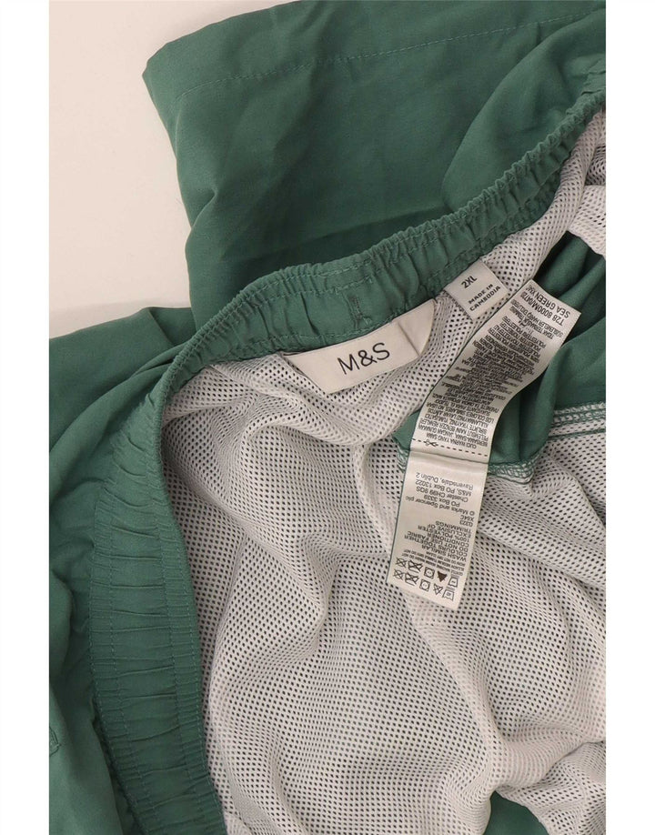 Marks & Spencer muške kratke hlače za kupanje 2XL zeleni poliester