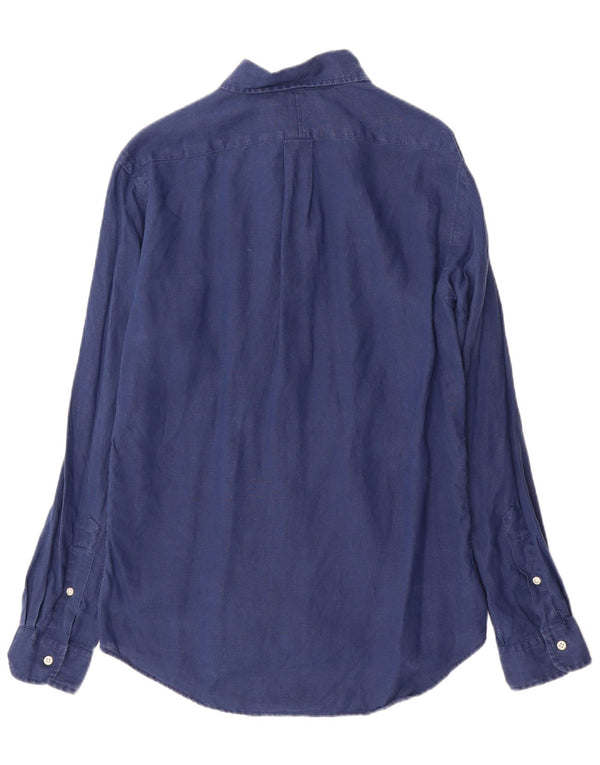 Ralph Lauren muška uska košulja srednje plave boje od platna