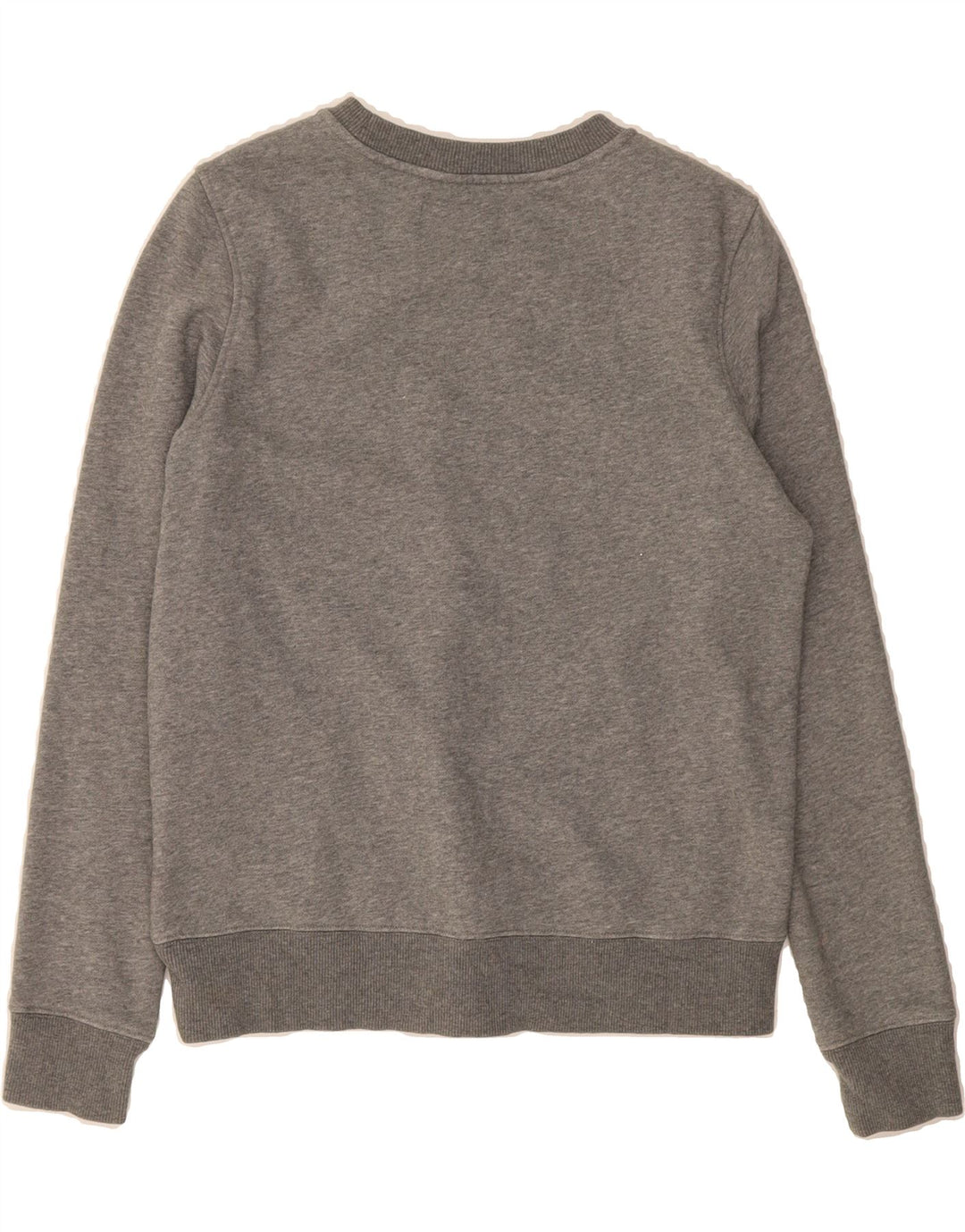CALVIN KLEIN JEANS Womens Graphic Sweatshirt Jumper UK 14 Medium Grey Vintage Calvin Klein Jeans and Second-Hand Calvin Klein Jeans from Messina Hembry 
