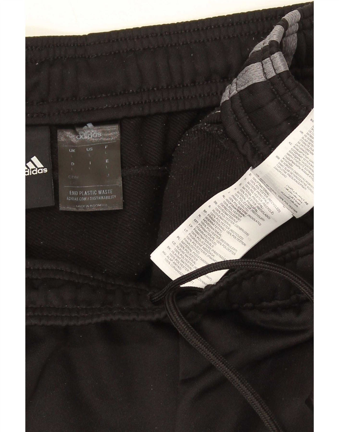 Adidas muške Aeroready hlače za trenirku, velike crne poliesterske hlače