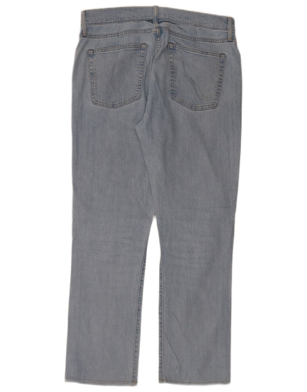 J. Crew Mens 770 Straight Jeans W34 L32 Plavi pamuk
