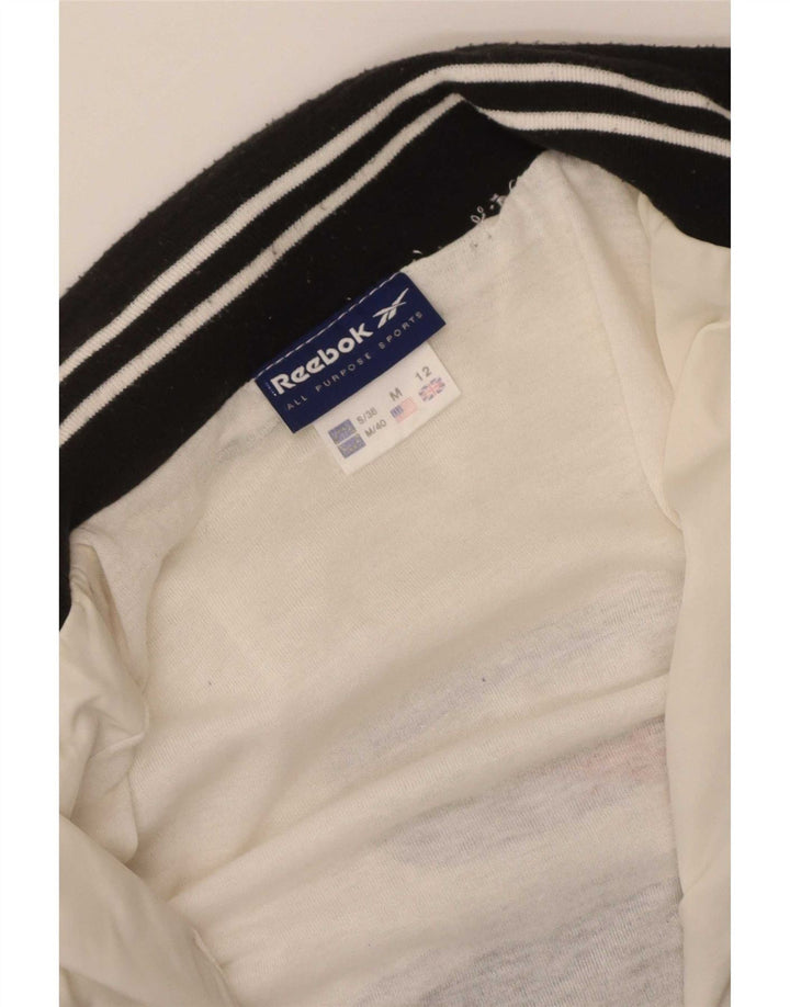 Reebok ženska gornja jakna za trenirku UK 12 Medium White Colourblock