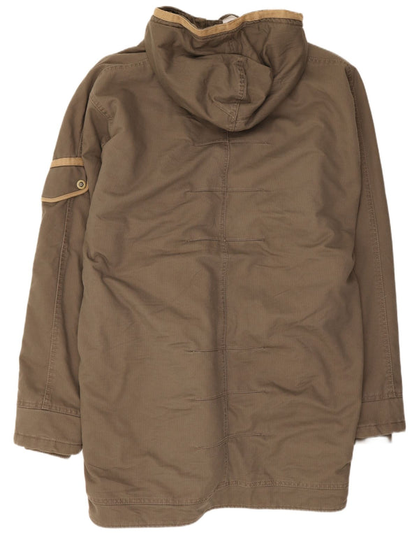 Helly Hansen muška parka jakna s kapuljačom UK 42 XL smeđi pamuk