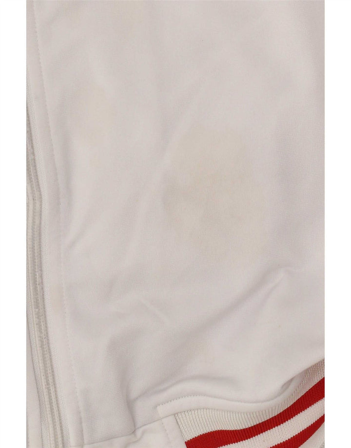 Kappa muška gornja jakna trenirke 2XL bijeli poliester u boji
