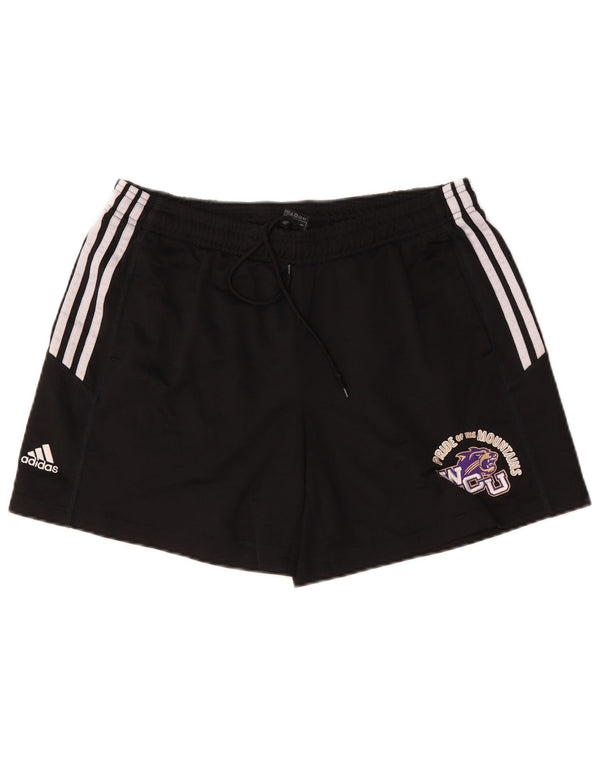 Adidas ženske sportske kratke hlače Sveučilišta Western Carolina UK 16 velike crne
