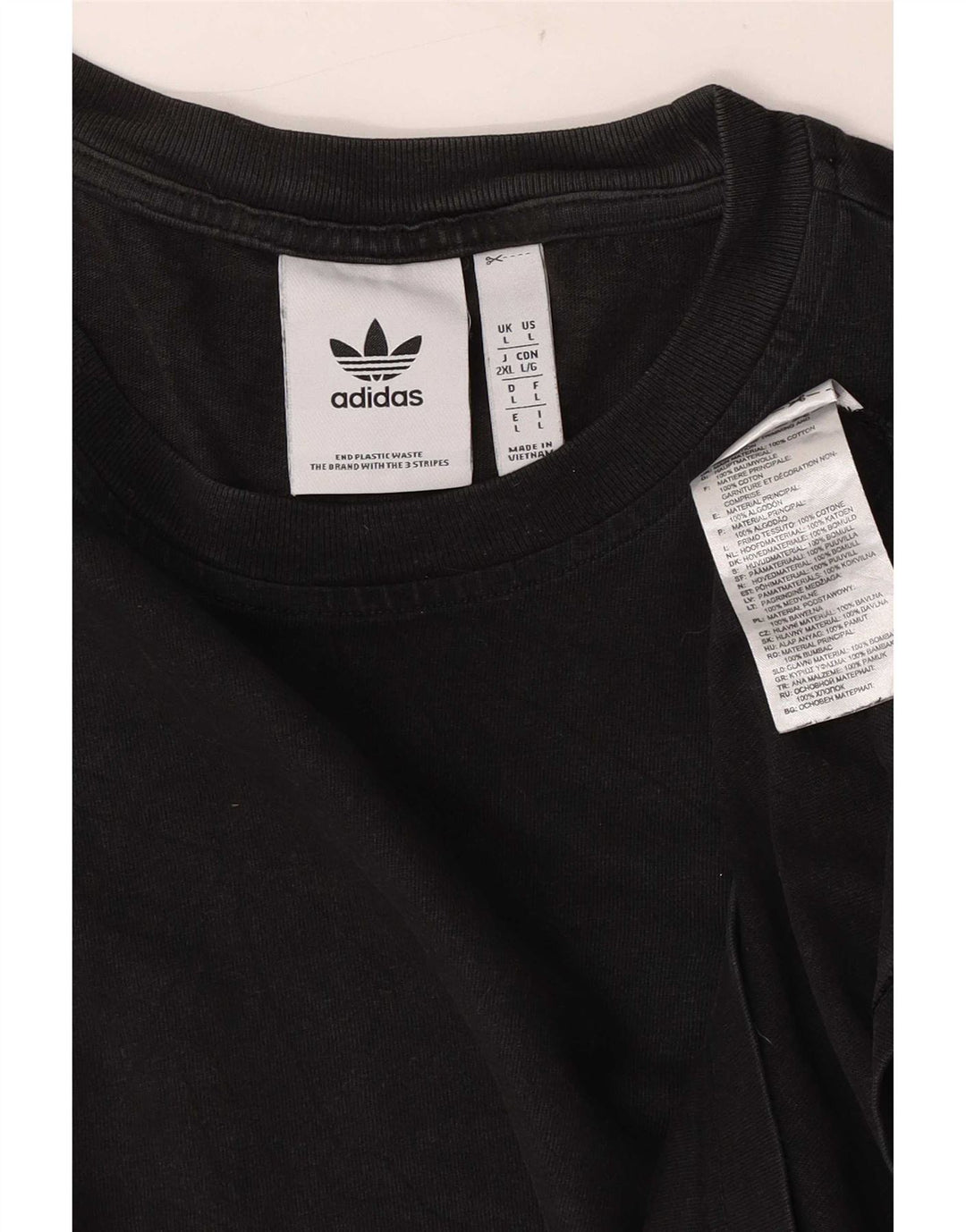 Adidas muška majica kratkih rukava, veliki crni pamuk