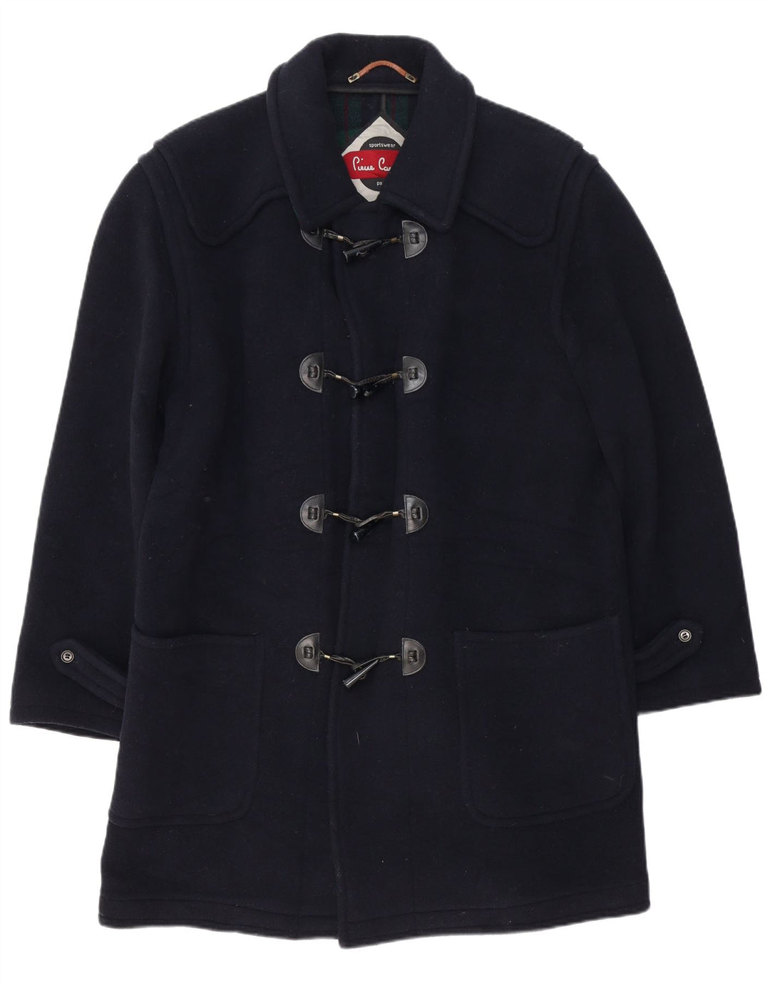 Pierre Cardin Muški Duffle Coat UK 38 Srednje tamnoplavi kašmir