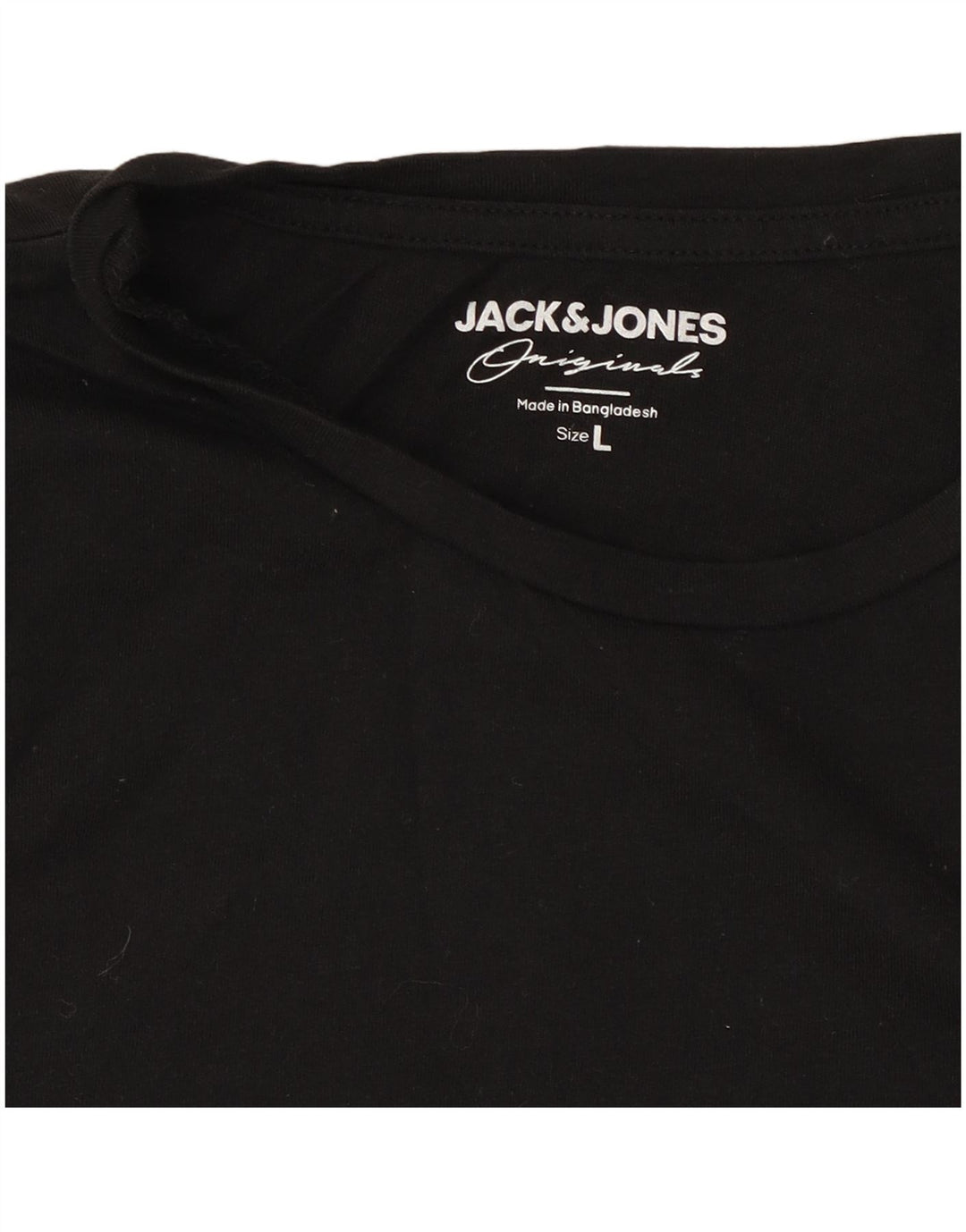 Velika crna muška majica kratkih rukava Jack & Jones